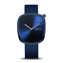 BERING Men's Classic Stainless Steel Watch In Blue/blue In Multicolor