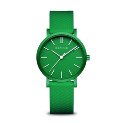 BERING Ladies True Aurora Aluminium Watch In Green/green In Multicolor