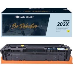 G&G Select Remanufactured Toner Cartridge Replacement for HP 202X Cf501X for HP M254Dw 254Nw M280Nw M281Fdw M281Fdn Printer-High Yield-High Yield