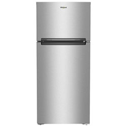 Whirlpool 29" 16.6 Cu. Ft. Top Freezer Refrigerator (WRTX5028PM) - Dolos Steel