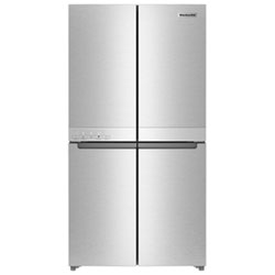 KitchenAid 36" 19.4 Cu. Ft. Counter-Depth French Door Refrigerator (KRQC506MPS) - Metallic Steel