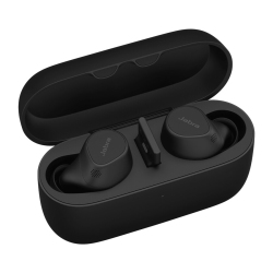 JABRA Evolve2 Buds In-Ear/ear Bud Noise Cancelling Truly Wireless Bluetooth 5.2 Headsets With Mic-USB-A - Black(20797-999-999)