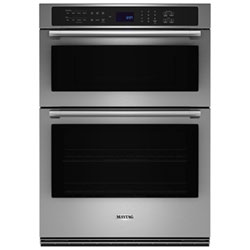 Maytag 30" 6.4 Cu. Ft. Combination True Convection Electric Wall Oven (MOEC6030LZ) - Stainless Steel