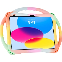 DOLAER Ipad 10Th Generation Kids Case, A Ipad 10.9 Inch Case 10Th Generation Built-In Stand Handle And Comes \w A Strap, Lightweight Shockproof