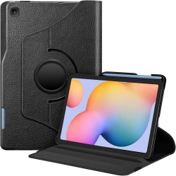 DOLAER F Rotating Case for Samsung Galaxy Tab S6 Lite 10.4 Inch 2022/2020 Model (Sm-P610/p613/p615/p619) \w S Pen Holder, 360 Degree Swivel Stand