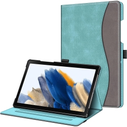 DOLAER F Case for Samsung Galaxy Tab A8 10.5 Inch 2022 Model (Sm-X200/x205/x207), Multi-Angle Viewing Smart Stand Back Cover \w Pocket Auto