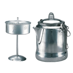 WORLD FAMOUS 9 Cup Aluminum Camping Coffee Percolator