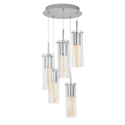 ARTIKA Essence Modern Pendant Light Fixture, Chrome