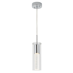 ARTIKA Bubble Flow Modern Pendant Light Fixture, Chrome