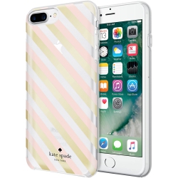 KATE SPADE Shield Iphone 7+ Diagonal Stripe