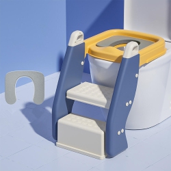 HISBABY Potty Training Seat Toilet Chair With Step Stool Ladder for Kids Boys Girls Toddlers