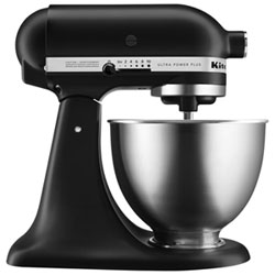 KitchenAid Ultra Power Plus Tilt-Head Stand Mixer - 4.5Qt - 300-Watt - Black Matte