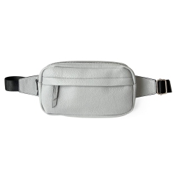 NICCI Waist Bag With Web Strap Light In Grey