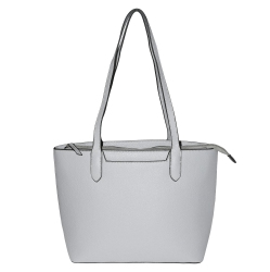 NICCI Tote Bag With Slit Pocket In Grey