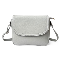 NICCI Crossbody Bag With Front Flap Light In Grey
