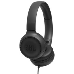 JBL Tune 500 On-Ear Headphones - Black