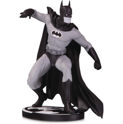 DC Batman Black & 7 Inch Statue Figure - Batman By Gene Colan In White