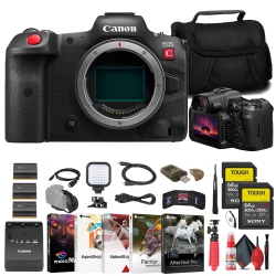 CANON Eos R5 C Mirrorless Cinema Camera + 2 X 64GB Tough Card + Bag + More