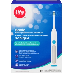 LIFE BRAND Sonic Rechargeable Power Toothbrush