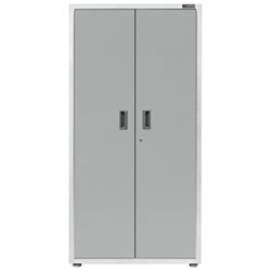 Gladiator Steel Office Storage Cabinet (GAJG36FDYG) - Silver Tread