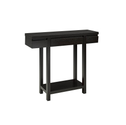 BRASSEX INC. Caspian Console Table With Storage Drawer In Dark Cherry