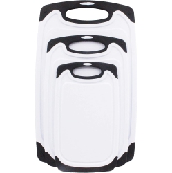 GENERIC Kitchen Cutting Boards Set Xl-L-M Non Slip Base & Handles, With Juice Groove, Sturdy And Thick, Convenient for Daily