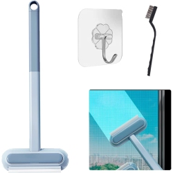 GENERIC Window Screen Cleaning Brush 4 In 1 Window Mesh Cleaner Brush And Squeege, Multifunctional Window Screen