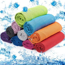 GENERIC 10 Pack Cooling Towel Workout Towel Ice Towel for Neck, Microfiber Towel Soft Breathable Chilly Towel