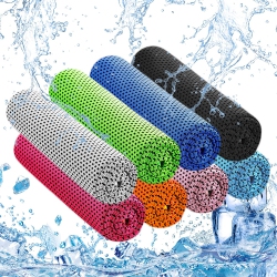 GENERIC 8 Pack Cooling Towels, Microfiber Ice Towels for Neck And Face, Cooling Towels for Athletes Cooling Neck Wraps