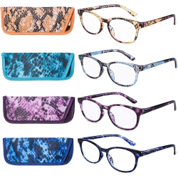 GENERIC Reading Glasses 4 Pack Fashion Colorful Readers for Women