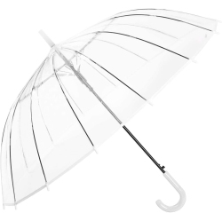 GENERIC Clear Bubble Travel Umbrella Automatic Open 16 Steel Ribs Extra Large Windproof Pvc Dome Ks10