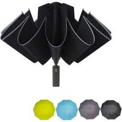 GENERIC Large Reverse Umbrella, UPSide Down Inverted Folding Umbrellas for Rain, 50 Inch Travel Umbrella With Safety