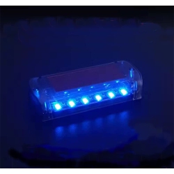 GENERIC 6 Led Car Alarm Warning Light Fake Dummy Solar Power Simulated Security Anti-Theft Flashing Light Car Burglar Alarm