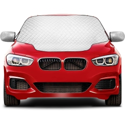 GENERIC Windshield Snow Cover, Winter Frost Guard Windshield Cover for Car, Sun Protector Waterproof Dust Cover And Ice