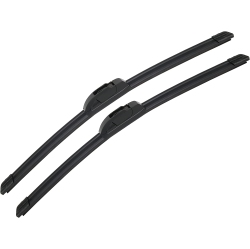 GENERIC Oem Quality Premium Four Season Universal Front Windshield Wiper Blades for Original Equipment Replacement 22"+22