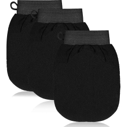 GENERIC 3 Pack Exfoliating Gloves Bath Massage Scrubbing Exfoliator Mitt for Men Women Shower Body Scrub, Unclog Deep Pore