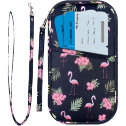 GENERIC Rfid Family Passport Wallet Holder Waterproof, Travel Document Organizer Credit Card Clutch Bag for Men Women In Multicolor