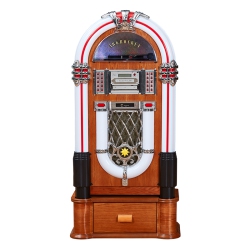 ARKROCKET Taurus Ii Mid-Size Jukebox With Stand-Maple