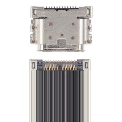 ESOURCE PARTS Replacement Charging Port Only Compatible for Lg Stylo 6 / G6 / G7 Thinq / G8X / G8S / V40 / V50 / V60 / Wing (Soldering Required) (10