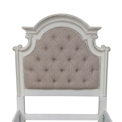 LIBERTY FURNITURE Magnolia Manor Twin Uph Panel Headboard In White