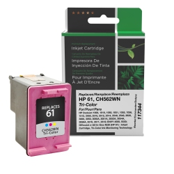 CLOVER IMAGING Group Remanufactured Tri-Color Ink Cartridge for HP 61 - (117344)-Refurbished Excellent