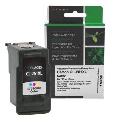 CLOVER IMAGING Group Remanufactured Tri-Color Ink Cartridge for Canon Cl-261Xl - (118290)-Refurbished Excellent