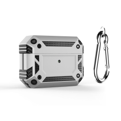 XCRS Full Body Protective Anti-Drop Cover Hardshell With Carabiner, Dual Layered Slim Design Case for Apple Airpods Pro (2019)