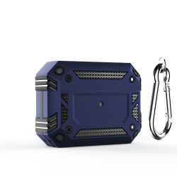 XCRS Full Body Protective Anti-Drop Cover Hardshell With Carabiner, Dual Layered Slim Design Case for Apple Airpods Pro (2019)