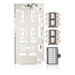 ESOURCE PARTS Replacement Sim Card Reader Compatible for Huawei Y5 / Y6 / Y7 / Y8 / Y9 (2019) (4 Piece Set)