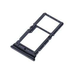 ESOURCE PARTS Replacement Single Sim Card Tray Compatible for Motorola Moto G8 Power (Xt2041-1 / Xt2041-3 / 2020) (Smoke Black)