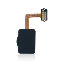 ESOURCE PARTS Replacement Fingerprint Reader With Flex Cable Compatible for Lg Q7 Alpha / Q7 Plus (Silver)