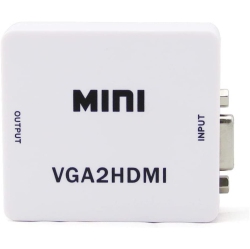 ISTAR VGA to HDMI Adapter Converter \w Audio 1080P, (VGA Input Source to Tv/monitor/lcd \w HDMI Output Connector), HDMI Video Adapter for Laptop