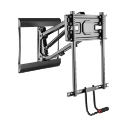 TYGERCLAW Pull-Down Mantel Wall Mount for 43 In. to 70 In