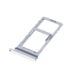 ESOURCE PARTS Replacement Dual Sim Card Tray Compatible for Samsung Galaxy A71 5G (A716 / 2020) (Prism Cube Sliver)